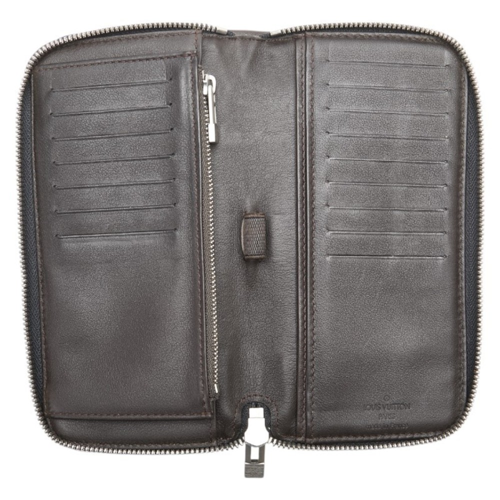 Louis Vuitton Damier Geant Portefeuille Long Zipper Wallet M93546 Noir Black ... - Picture 6 of 10